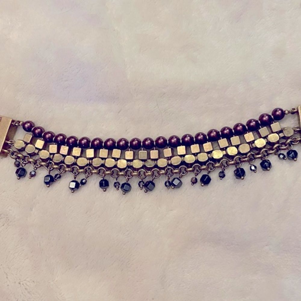 ☘️✨🧚🏽‍♂️- Silpada KR brass bracelet with beads